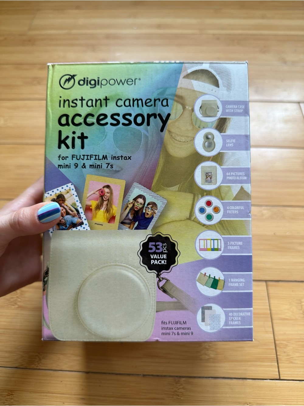 Fujifilm Instax Accessory Kit with Cream Case and Multicolor Filters
